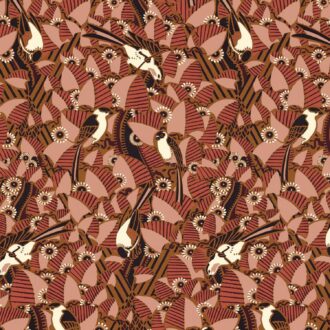 Обои - Casamance - Majoliques Blush/Terre de Sienne/Métallisé - 74782672