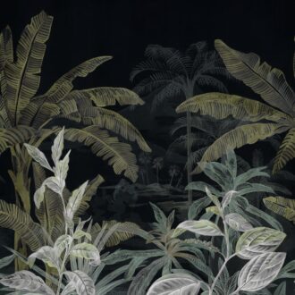 Обои - Casamance - Oléa Vert foncé - A74840272