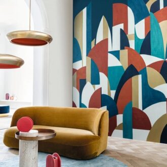 Обои - Casamance - Pablo Marine/Terracotta - 74880406