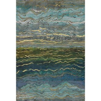 Обои - Casamance - Azurite Bleu/vert/doré - A75064090