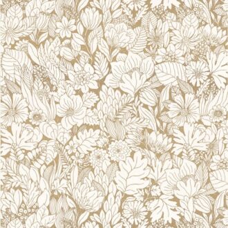 Обои - Casamance - Dahlia Vanille/Or - 75111732
