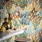 Обои - Casamance - Avicennia Emeraude/Moutarde - 75162652