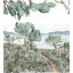 Обои - Casamance - Cap Frehel Sauge/celadon - 75590508