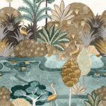 Обои - Casamance - Aruba Celadon/mordoré - 75610916