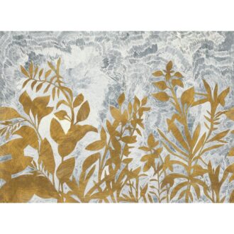 Обои - Casamance - Fleur de Lune Gris nuage/doré - 75651832