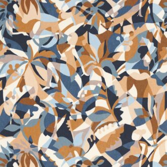 Обои - Casamance - Plongeon Bleu persan/ambre - 75880916