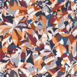 Обои - Casamance - Plongeon Marine/terracotta - 75881018