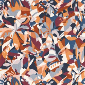 Обои - Casamance - Plongeon Marine/terracotta - 75881018