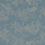 Обои - Casamance - Mirador Bleu persan/doré - 75891630