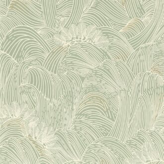 Обои - Casamance - Marée haute Vert - 75902140