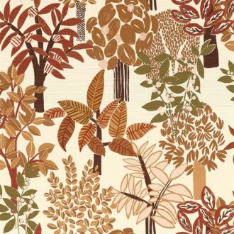 Обои - Casamance - Peradeniya Blanc/terre de sienne - 75940304