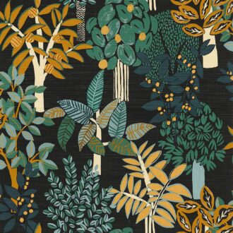 Обои - Casamance - Peradeniya Noir/multico - 75940508