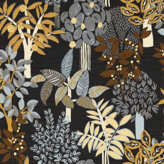Обои - Casamance - Peradeniya Noir/acier - 75940610