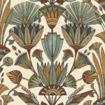 Обои - Casamance - Denderah Blanc/multico - 76130202