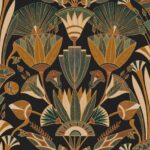 Обои - Casamance - Denderah Noir/multico - 76130508
