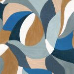 Обои - Casamance - Mandorla Pierre bleue/camel - 76200508