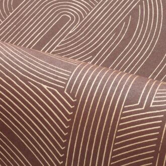 Обои - Casamance - Porte Oroe Lie de Vin Doré - 76282242