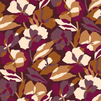 Обои - Casamance - Amaryllis Pourpre/ambre - 76581018