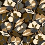 Обои - Casamance - Amaryllis Noir/doré - 76581120