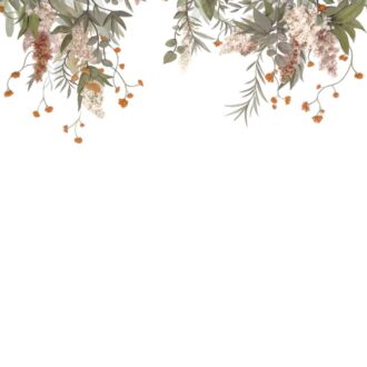 Обои - Casamance - Wisteria Ivoire/vert amande - 76802242