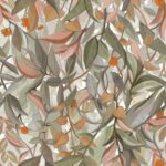 Обои - Casamance - Solandra Ivoire/vert amande - 76812446