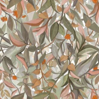 Обои - Casamance - Solandra Ivoire/vert amande - 76812446