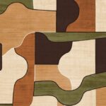 Обои - Casamance - Modernismo Ambre/kaki - 76820304