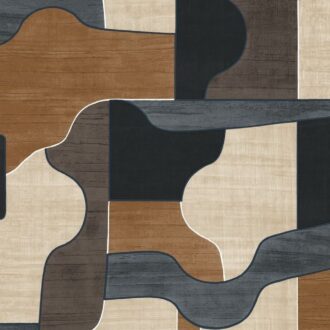 Обои - Casamance - Modernismo Anthracite/marine - 76820406