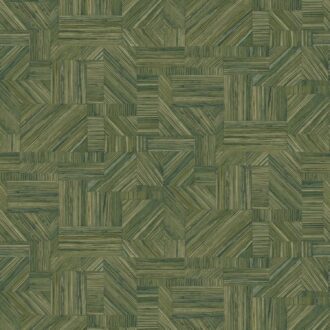 Обои - Casamance - Imbrication Vert mousse - 76892140