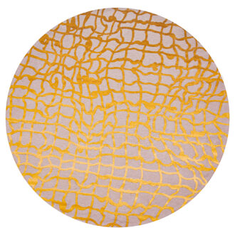 Ковёр - MAD MEN - LOUIS DE POORTERE - 240 x 240 см (MADM_M_9205-YELLOW-SCARAB(Round))