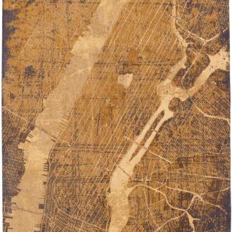 Ковёр - CITIES - LOUIS DE POORTERE - 200 x 280 см (CITI_M_9315-NEW YORK-GATSBY GOLD)