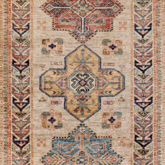 Ковёр - KAZAK ROYAL - SHEENA CARPETS - 78 x 120 см (KAZR_R_GRAY-IVORY(78x120))