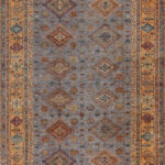 Ковёр - KAZAK ROYAL - SHEENA CARPETS - 200 x 300 см (KAZR_R_GRAY-GOLD(200x300))