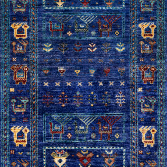 Ковёр - SHAWL KANDI - SHEENA CARPETS - 78 x 125 см (SHA K_R_BLUE-BLUE(78x125))