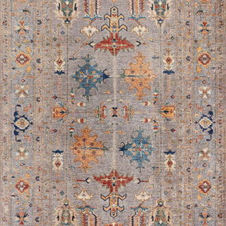 Ковёр - KAZAK ROYAL - SHEENA CARPETS - 200 x 297 см (KAZR_R_GRAY-GRAY(200x297))
