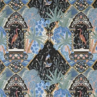 Обои - Pierre Frey - 
KALAMKARI Nuit - FP844002