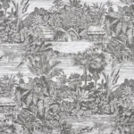 Обои - Pierre Frey - 
BELIZE Fusain - FP959002