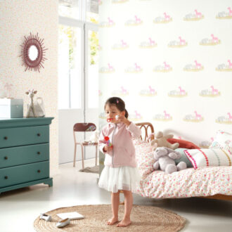 Обои - Casadeco - ROSE & NINO CASADECO - Rose & nino marius & candice - Bleu / vert (арт. 85536132)