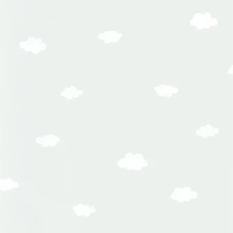 Обои - Casadeco - ONCE UPON A TIME - My little world nuage - Bleu turquoise (арт. 29756549)