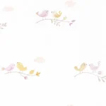 Обои - Casadeco - ROSE & NINO CASADECO - Rose & nino rose - Parme / jaune (арт. 85585235)