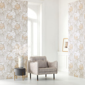 Обои - Casadeco - SO WHITE 4 - Oxford jane - Taupe (арт. 84069101)