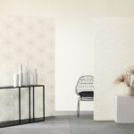 Обои - Casadeco - SO WHITE 4 - Petit geometrique - Blanc/argent (арт. 84170123)