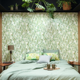 Обои - Casadeco - BOTANICA - Botanica folium - Vert feuille (арт. 85947340)