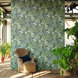 Обои - Casadeco - BOTANICA - Botanica albizia - Beige lin (арт. 85891423)
