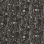 Обои - Casadeco - BOTANICA - Botanica cactaceae - Noir (арт. 85929512)