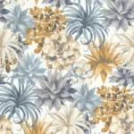 Обои - Casadeco - BOTANICA - Botanica echeveria - Beige lin (арт. 85911389)