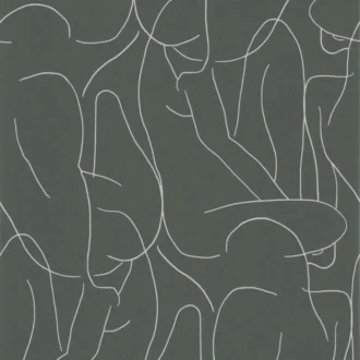 Обои - Casadeco - GALLERY - Academie - Kaki (арт. 86107321)