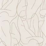 Обои - Casadeco - GALLERY - Academie - Beige / blanc (арт. 86101108)