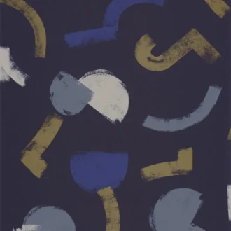 Обои - Casadeco - GALLERY - Mouvement - Bleu (арт. 86136617)