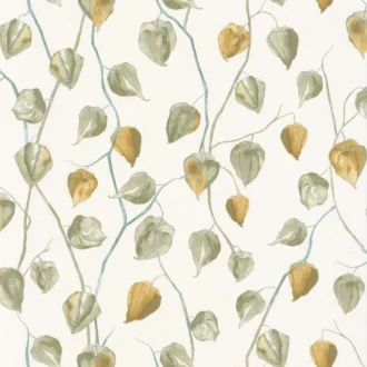Обои - Casadeco - GINKGO - Lanternes - Vert kaki (арт. 86217107)